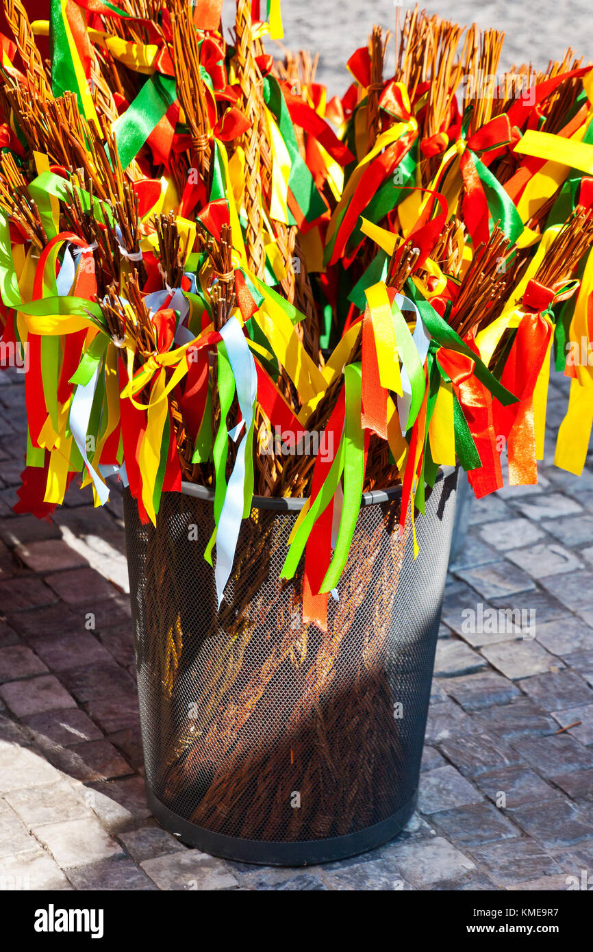 Velikonocni trh, Václavské namesti, Praha, Ceska republika / ostermarkt, Wenzelsplatz, Prag, Tschechische republik Stockfoto