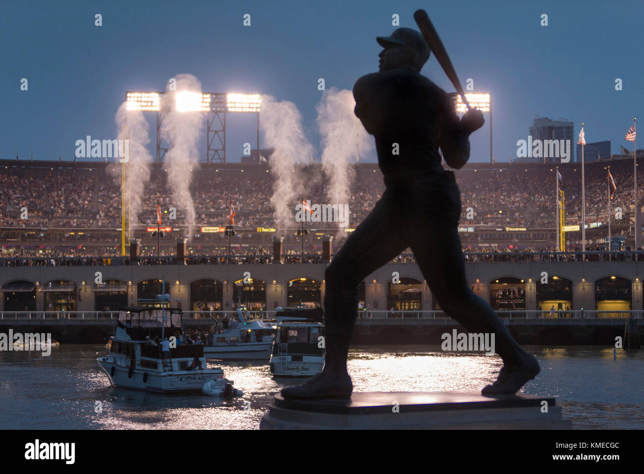 ATT Ballpark, Heimstadion des Baseballteams San Francisco Giants, San Francisco, Kalifornien, USA Stockfoto