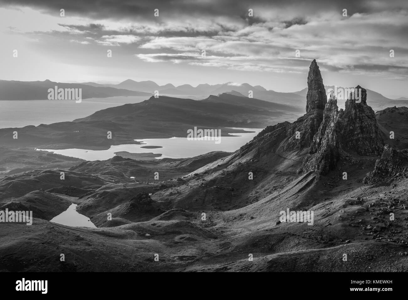 Alter Mann von Storr, Schottland Stockfoto