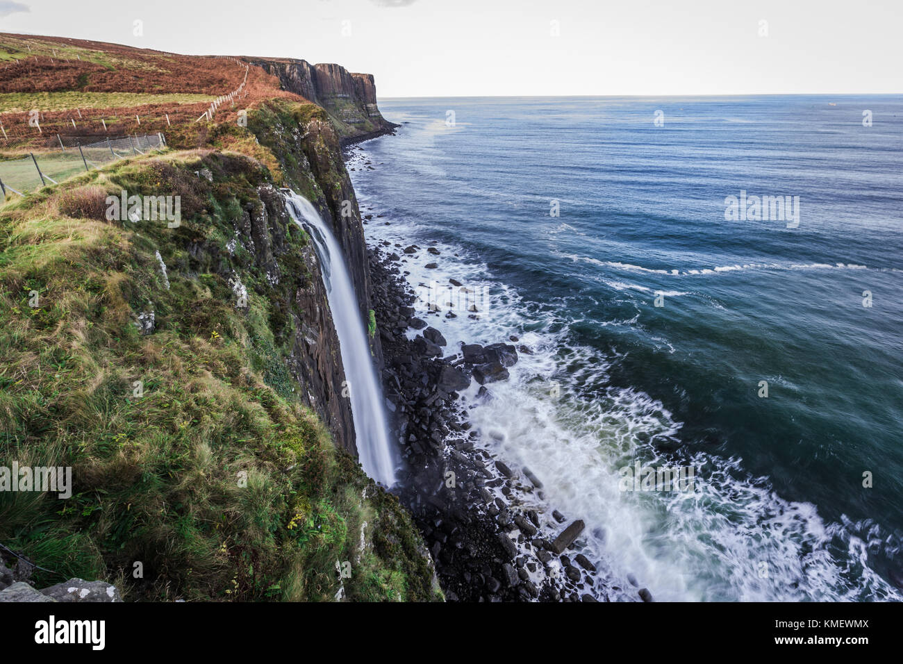 Kilt Rock Isle Of Skye, Schottland Stockfoto