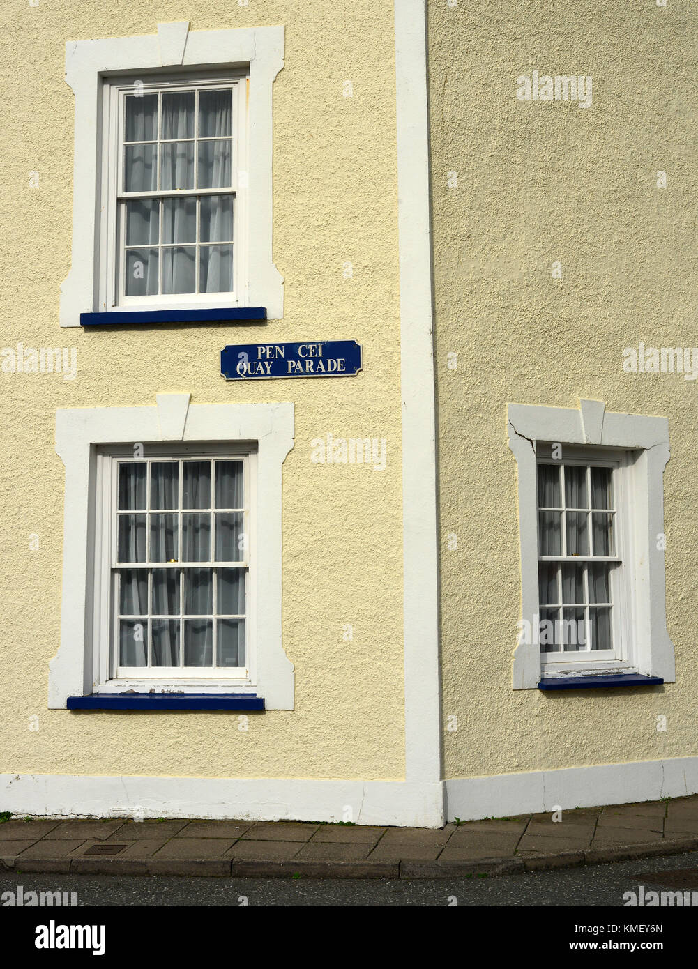 Aberaeron, Ceredigion, Wales, Großbritannien Stockfoto