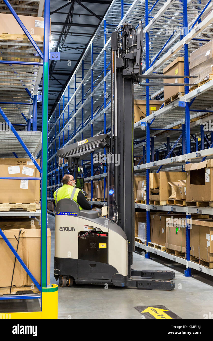 Romulus, Michigan - ein mopar Auto Parts Distribution Center. mopar ist die Auto Teile Betrieb von Fiat chrysler Automobile. Stockfoto