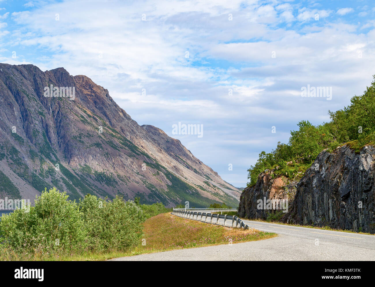 Schöne Landschaft von Norwegen, Skandinavien Stockfoto