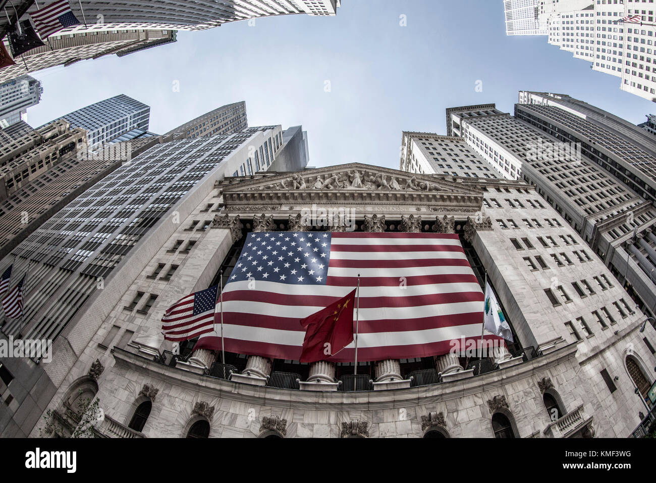 New York Börse Manhattan, Wall Street, New York Stockfoto