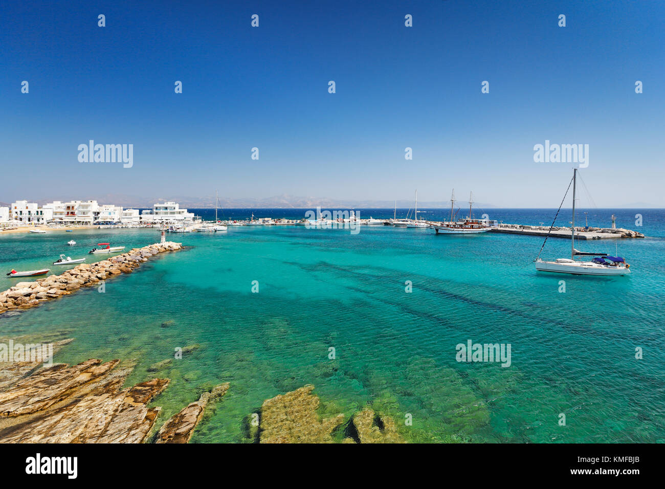 Pisso Livadi auf der Insel Paros, Griechenland Stockfoto