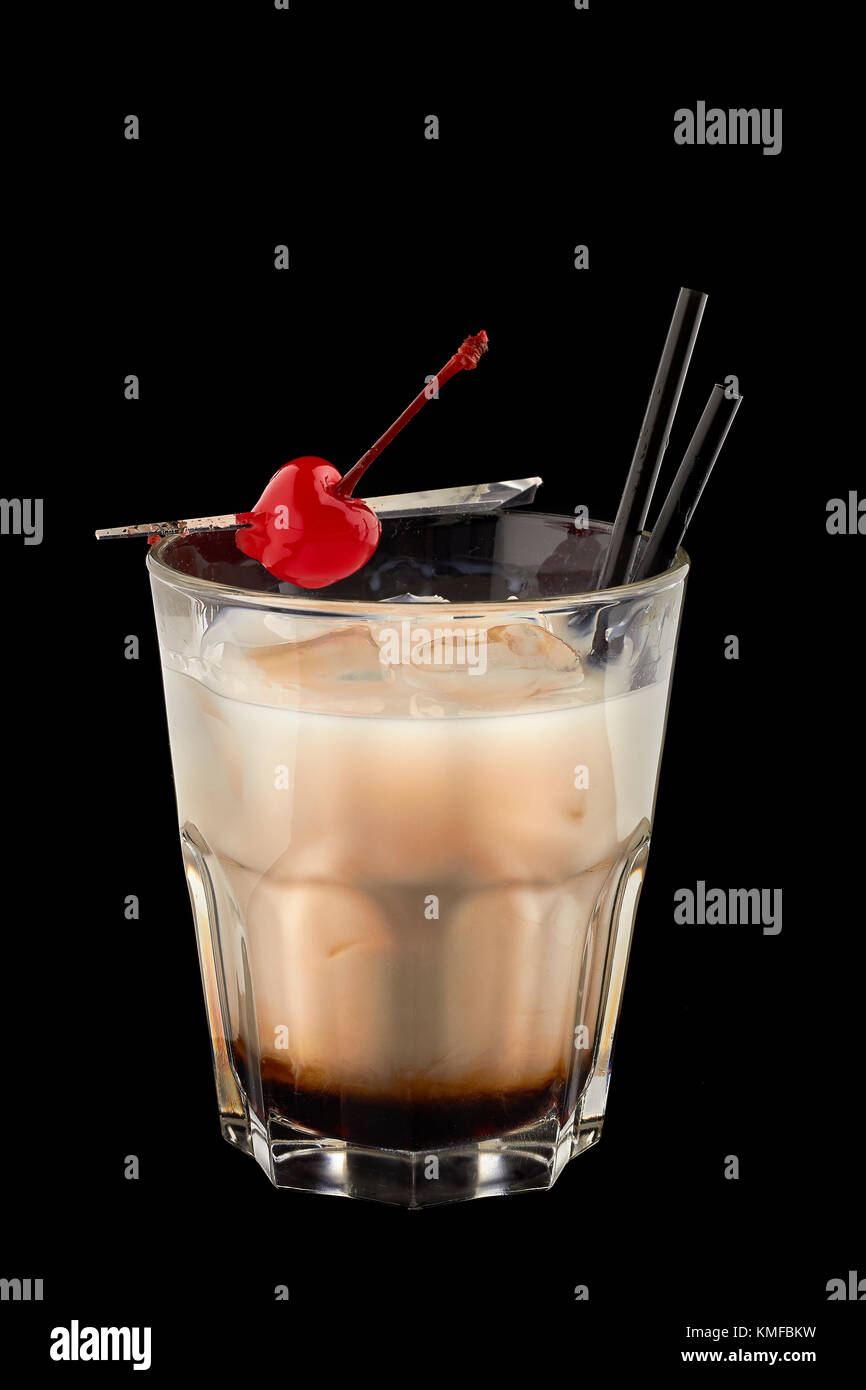 White Russian cocktail Stockfoto