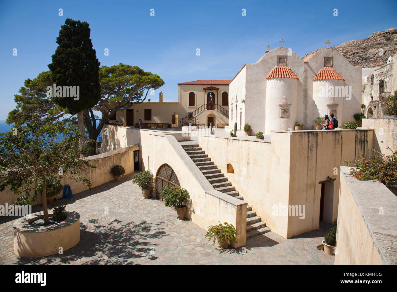 Preveli Kloster, Kreta Insel, Griechenland, Europa Stockfoto