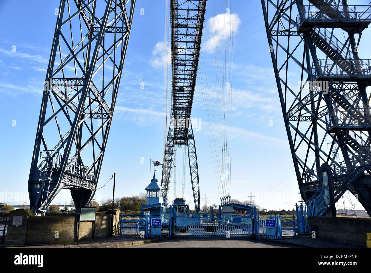 Newport Transportbrücke Stockfoto