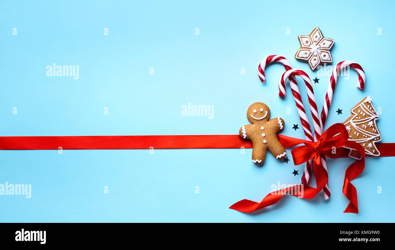 Weihnachtsferien ornament flach; Weihnachten Karte Hintergrund Stockfoto