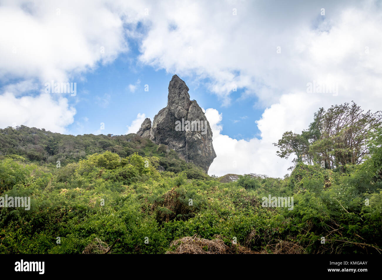 Morro do Pico - Fernando de Noronha, Pernambuco, Brasilien Stockfoto