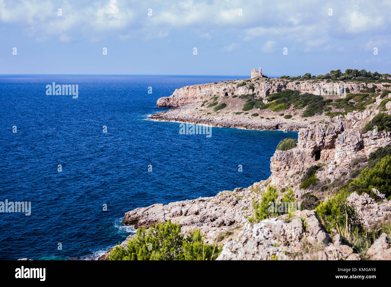 Süd Italien am Meer Stockfoto