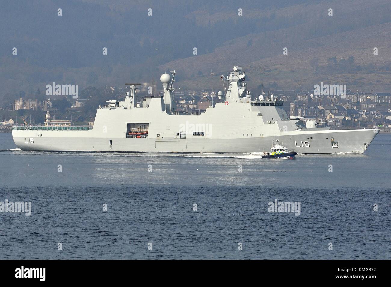 L 16 hdms Absalon, absalon Befehl klasse und Support Schiff der royal danish navy Stockfoto