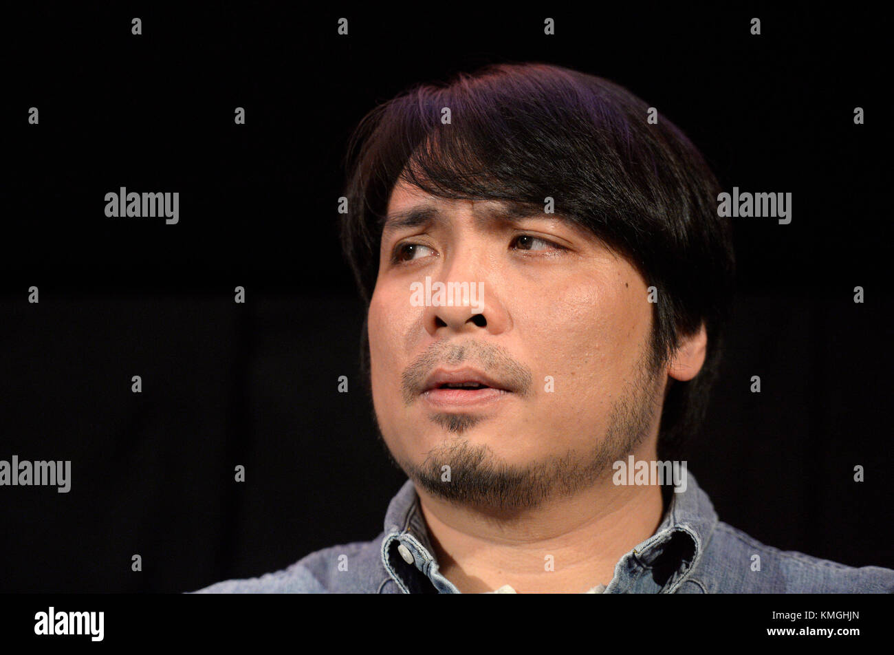 Prag, Tschechische Republik. Dezember 2017. Der Hongkonger Filmemacher Clement Cheng hält eine Pressekonferenz anlässlich des 13. Filmasia Festivals in Prag, Tschechische Republik, 7. Dezember 2017. Quelle: Katerina Sulova/CTK Photo/Alamy Live News Stockfoto