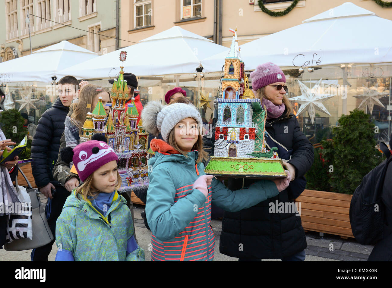 Krakau, Polen. 7. Dezember, 2017. 75 Krakauer Weihnachtskrippe Wettbewerb Credit: Iwona Fijoł/Alamy Live News Credit: Iwona Fijoł/Alamy leben Nachrichten Stockfoto