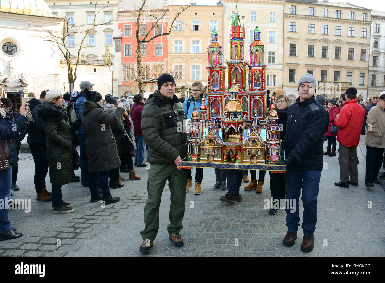 Krakau, Polen. 7. Dezember, 2017. 75 Krakauer Weihnachtskrippe Wettbewerb Credit: Iwona Fijoł/Alamy Live News Credit: Iwona Fijoł/Alamy leben Nachrichten Stockfoto