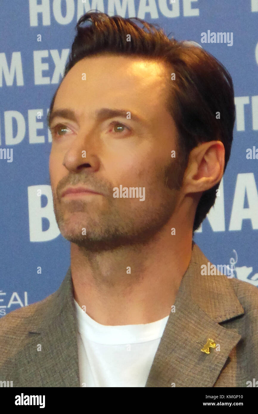 (67. Berlinale) Internationale Filmfestspiele Berlin. Pressekonferenz "Logan", mit: Hugh Jackman Wo: Berlin/Deutschland, wann: 17.02.2017 Stockfoto