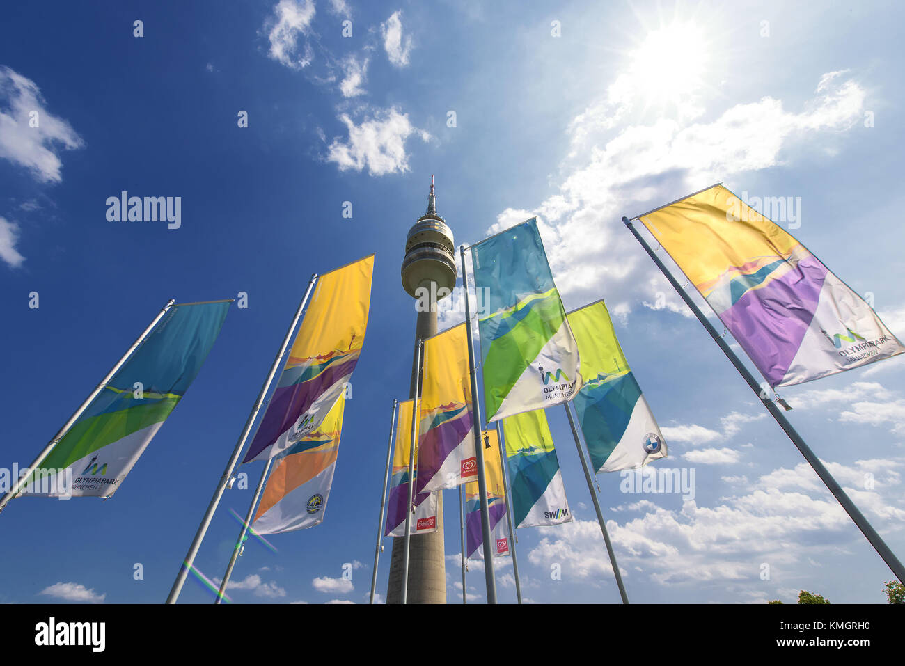 Munich olympiapark germany oberwiesenfeld Fotos und Bildmaterial in