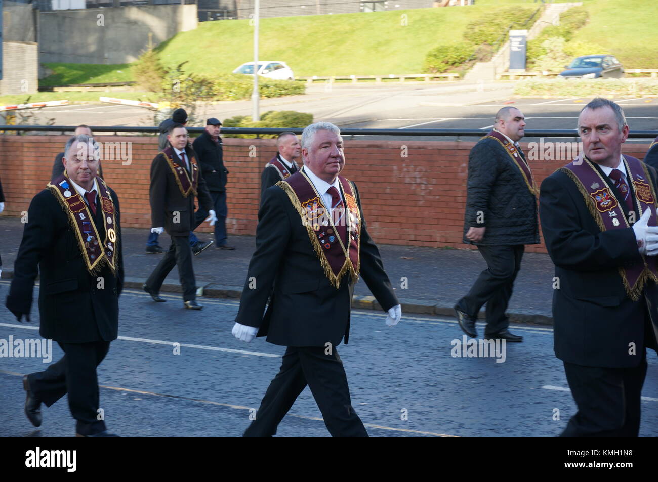 Glasgow, Schottland, Großbritannien. 9. Dezember, 2017. Schottische Amalgamated Ausschuss band Parade, Glasgow, UK. Credit: Pawel Pietraszewski/Alamy leben Nachrichten Stockfoto