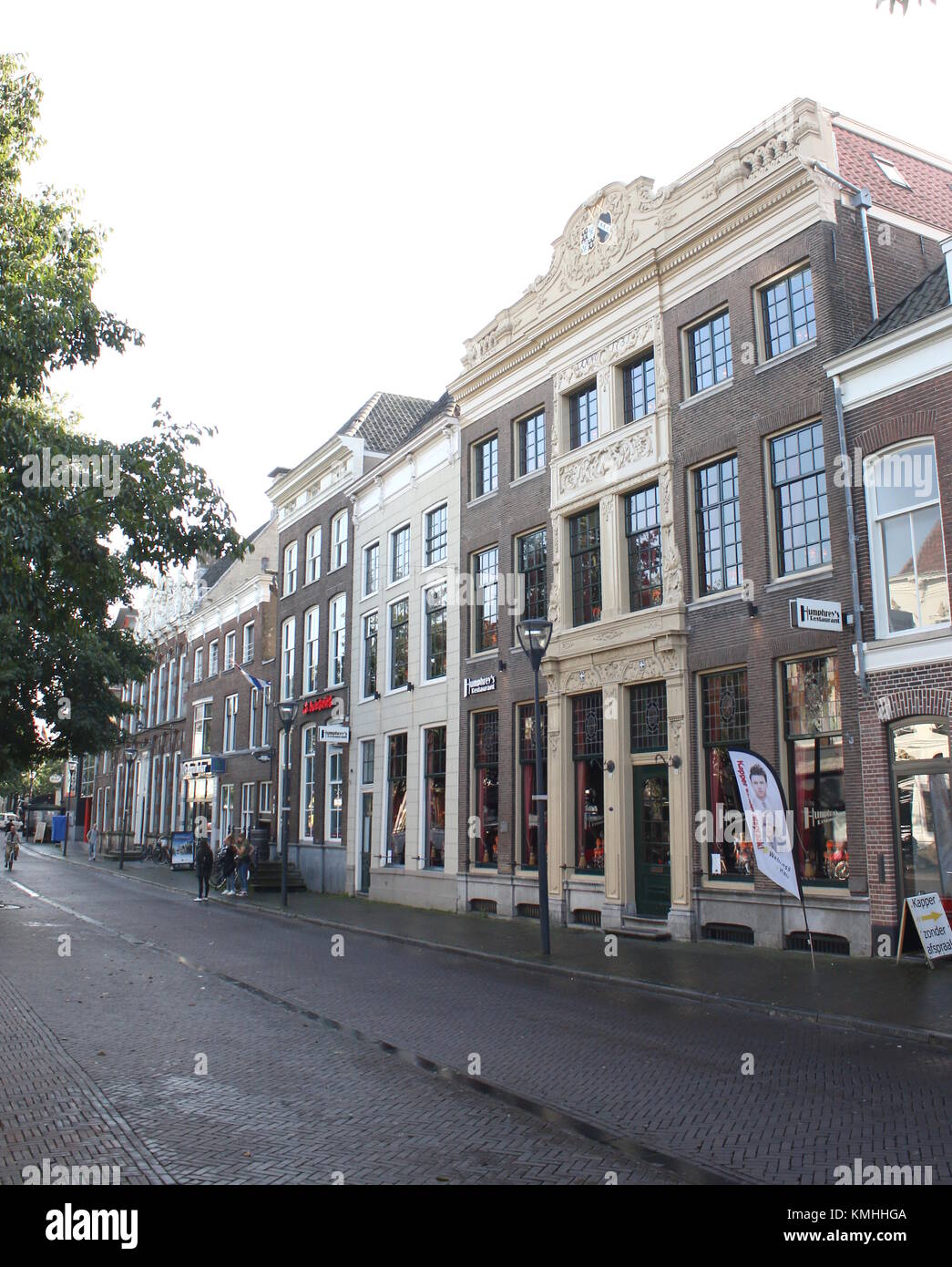 Humphrey's Restaurant Zwolle in historischen Melkmarkt Square, Zwolle, Niederlande Stockfoto