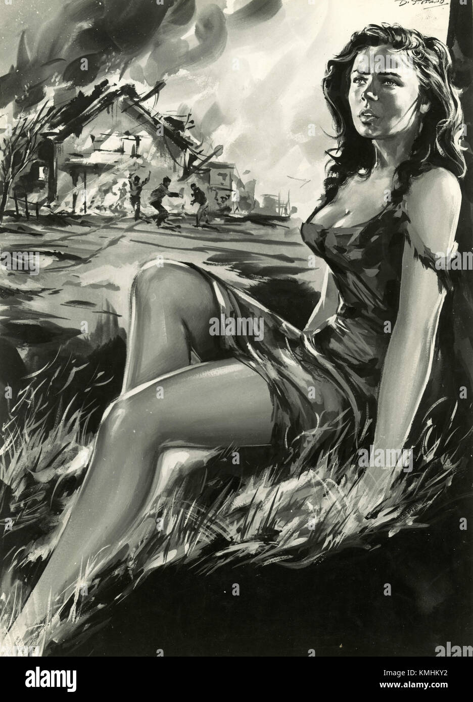 Filmposter Illustration der film Tobacco Road 1941 Stockfoto