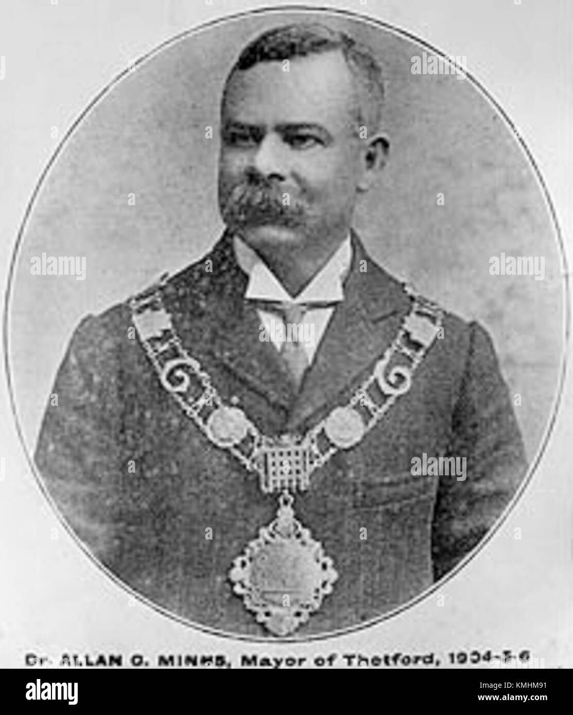 Allan Glaisyer Minns war ein britischer Arzt und Politiker, der für seine Beiträge zur Medizin und zum öffentlichen Leben bekannt war. Er spielte eine Schlüsselrolle bei der Förderung von Reformen im Bereich der öffentlichen Gesundheit während seiner Karriere. Stockfoto