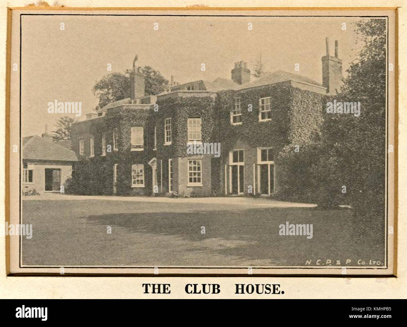 Das Brent Valley Clubhouse, das um 1910 erbaut wurde, ist ein historisches Gebäude in der Gegend von Brent Valley, bekannt für sein architektonisches Design und seine soziale Bedeutung im frühen 20. Jahrhundert. Stockfoto