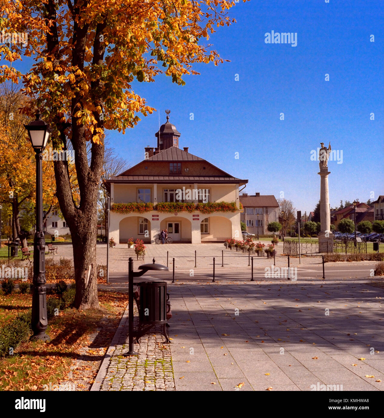 Narol Stadt in Region Roztocze - Polen Stockfoto
