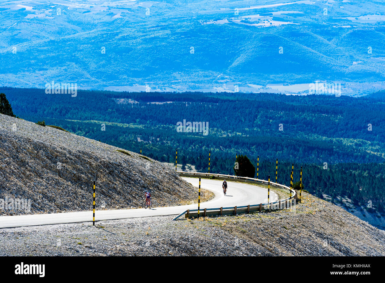 Vaucluse (84). Ascension du Mont Ventoux // Frankreich. Vaucluse (84