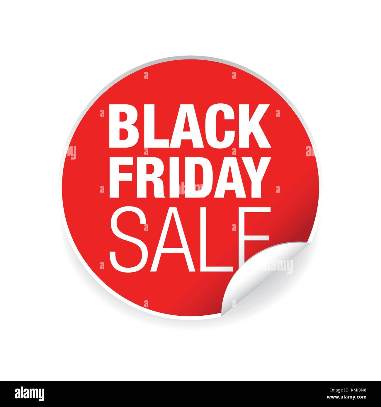 Schwarzer Freitag Verkauf label Tag Stock Vektor
