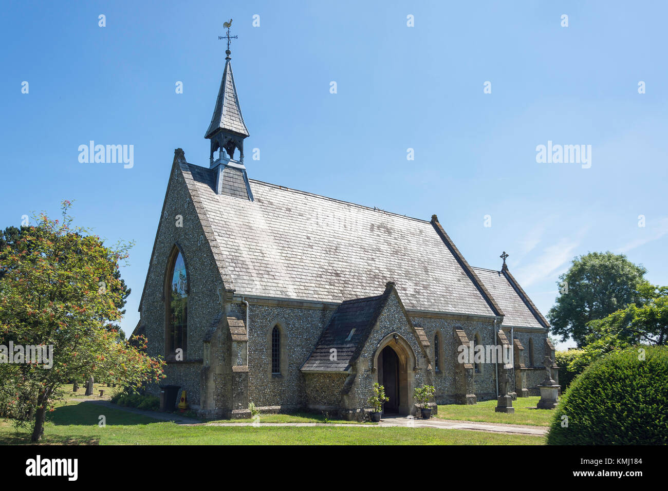 Pfarrei Kirche des Hl. Paulus, Bledlow Ridge, Buckinghamshire, England, Vereinigtes Königreich Stockfoto