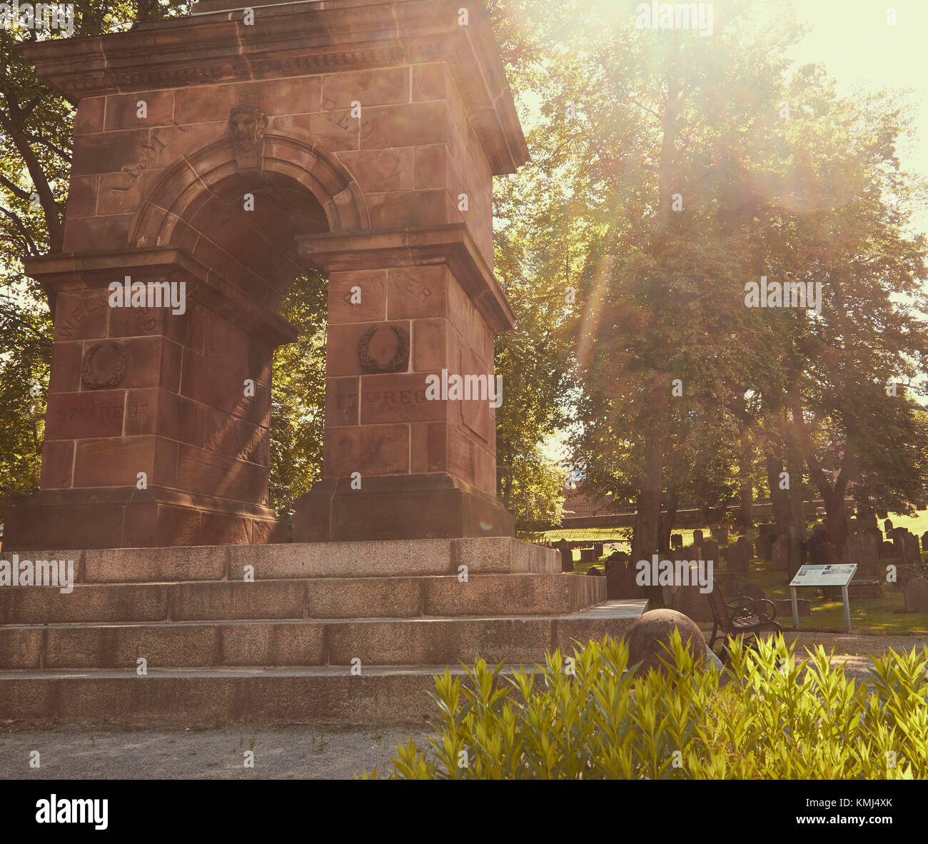 Welsford-Parker Denkmal von George Lang, alten Boden begraben, Halifax, Nova Scotia, Kanada. Stockfoto