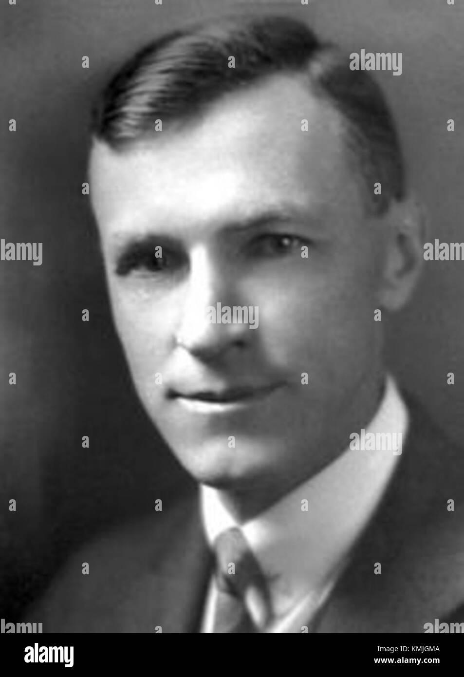 William P. Murphy war ein US-amerikanischer Arzt und Nobelpreisträger, der für seine Forschung über perniziöse Anämie und deren Behandlung mit Vitamin B12 bekannt war und das medizinische Wissen im frühen 20. Jahrhundert bedeutend vorantreibt. Stockfoto