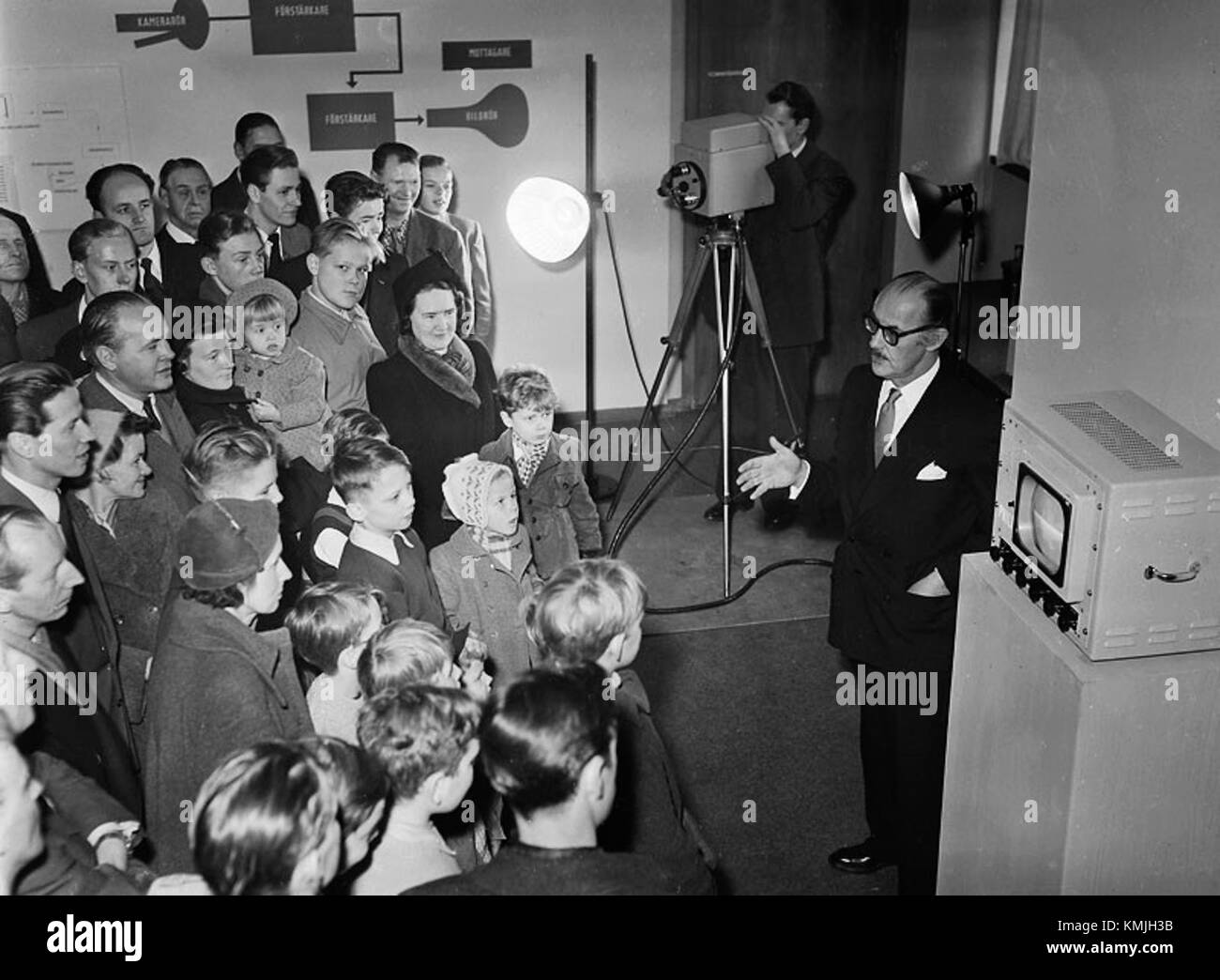 Das 1952 gegründete Tekniska Museet (Schwedisches Nationalmuseum für Wissenschaft und Technologie) in Stockholm zeigt technologische Innovationen und die Geschichte der Wissenschaft und Industrie in Schweden. Stockfoto