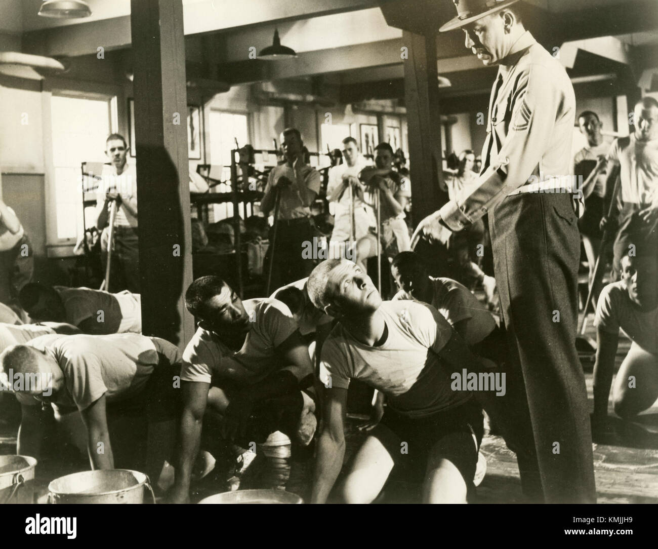 Schauspieler Jack Webb im Film Die D.I. (Drill Instructor), 1957 Stockfoto