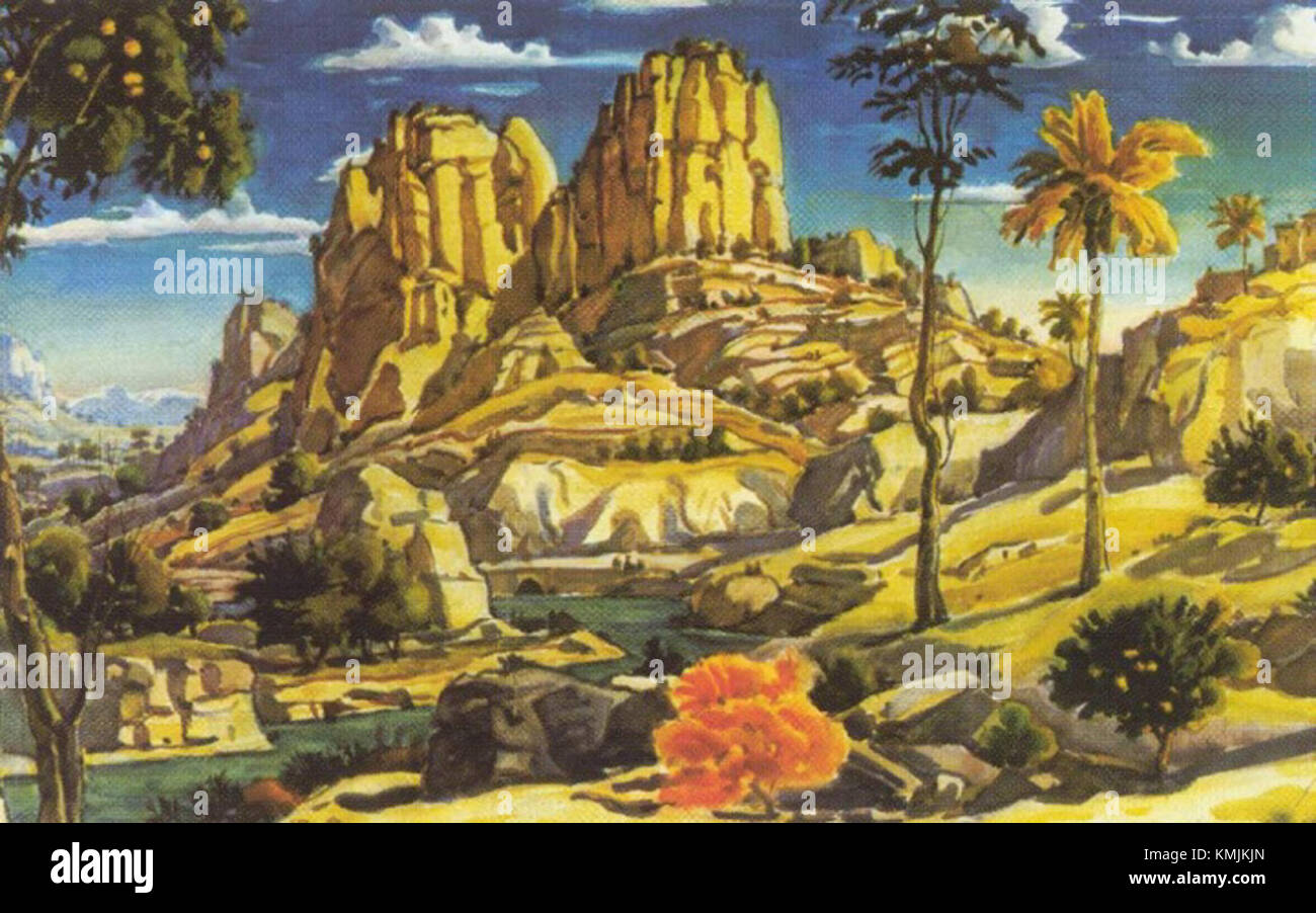 Bogaevsky Mantegna bezieht sich auf ein künstlerisches Werk, das wahrscheinlich mit dem berühmten italienischen Maler Andrea Mantegna in Verbindung steht, der für seine Beiträge zur Kunst der Renaissance und innovative Techniken der visuellen Darstellung bekannt ist. Stockfoto