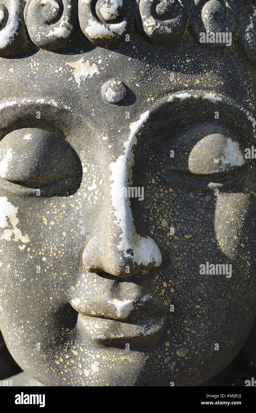 Nahaufnahme der Buddha Statue Stockfoto