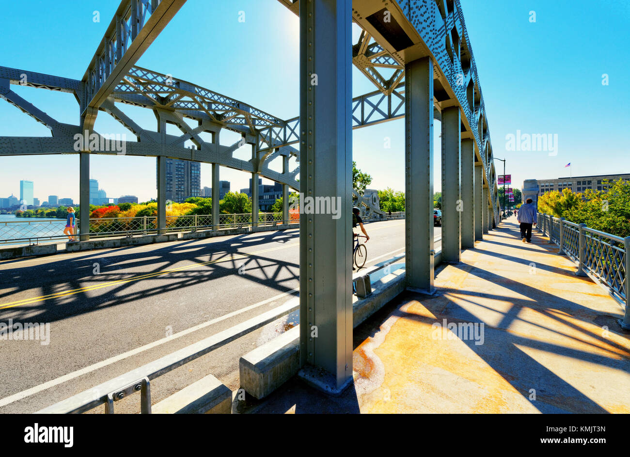 Boston University Bridge Stockfoto