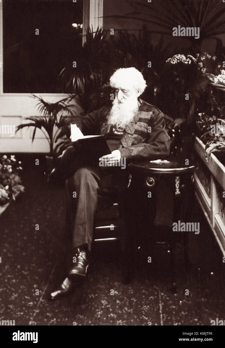 William Booth, Gründer und General der Heilsarmee, auf einem Foto von Thomas Bales Coombs aus dem Jahr 1910. Stockfoto