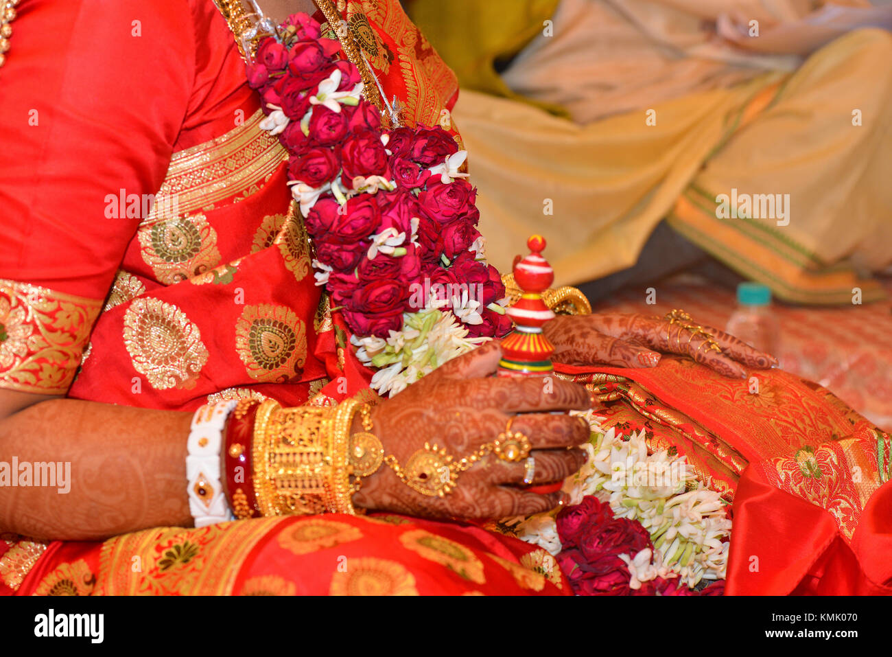 Indische Braut Stockfoto