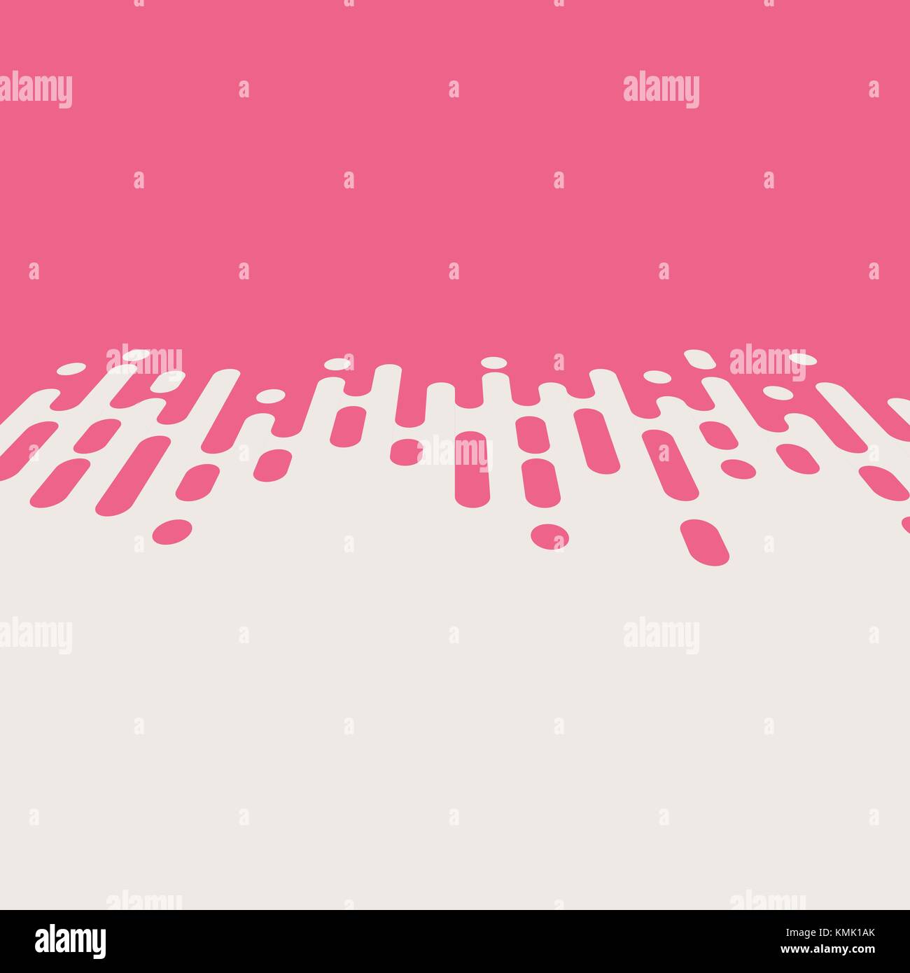 Abstract Pink abgerundeten Linien Halftone Transition-vector Perspektive Hintergrundbild Stock Vektor