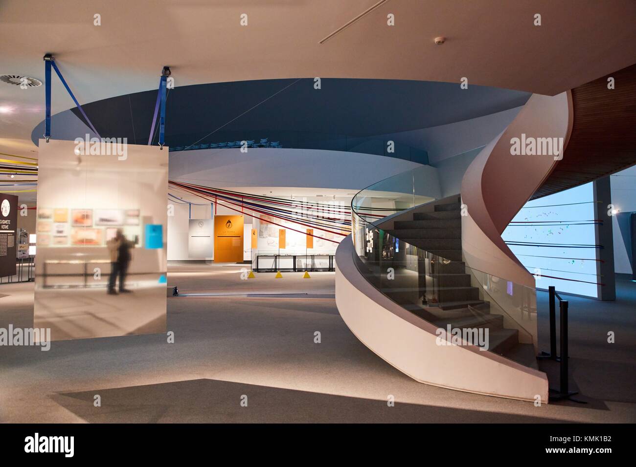 Ausstellung Julio Verne, die Grenzen der Phantasie, Oscar Niemeyer International Cultural Centre, Avilés, Asturien, Spanien, Europa Stockfoto