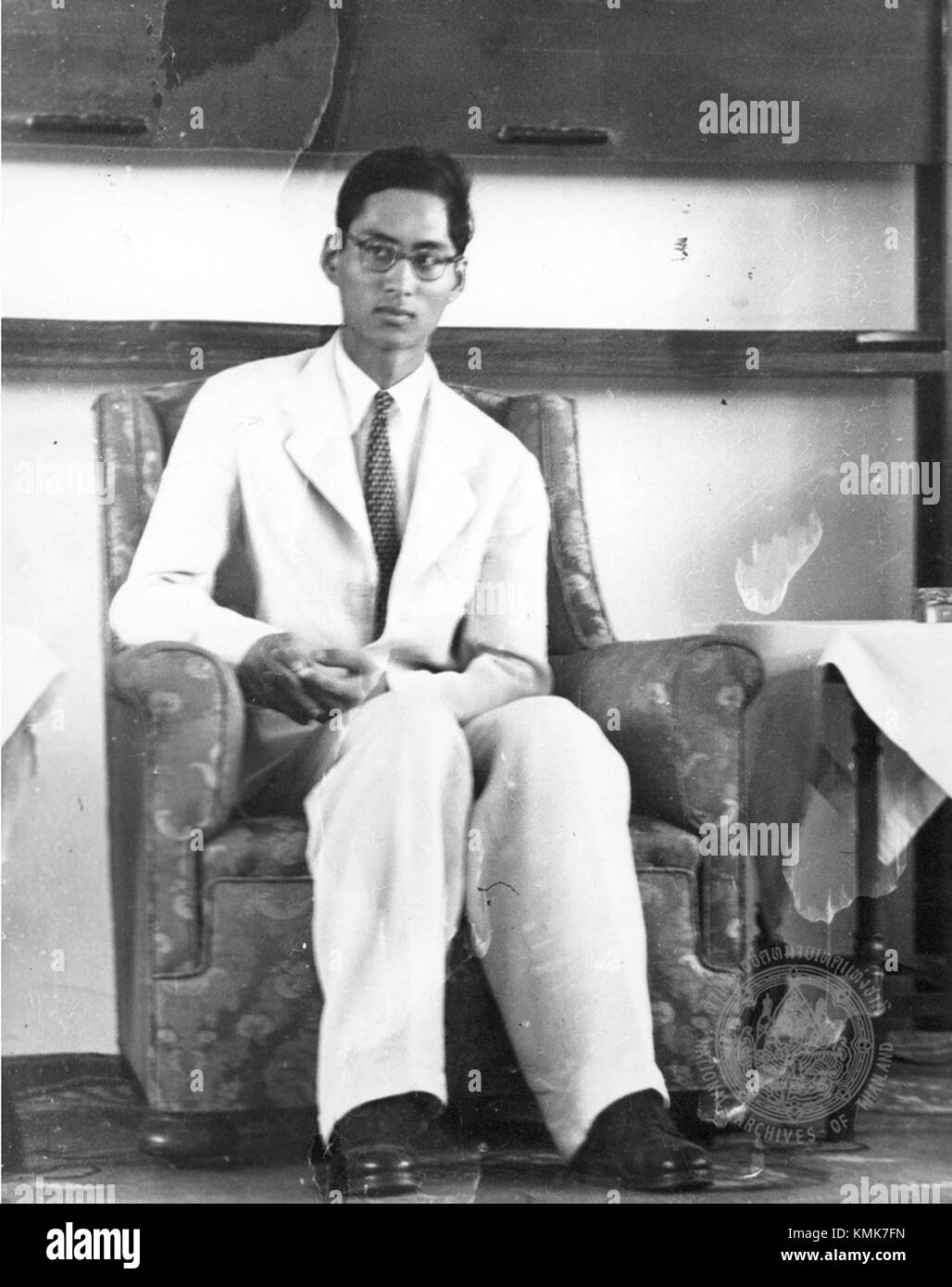 König Ananda Mahidol Stockfoto