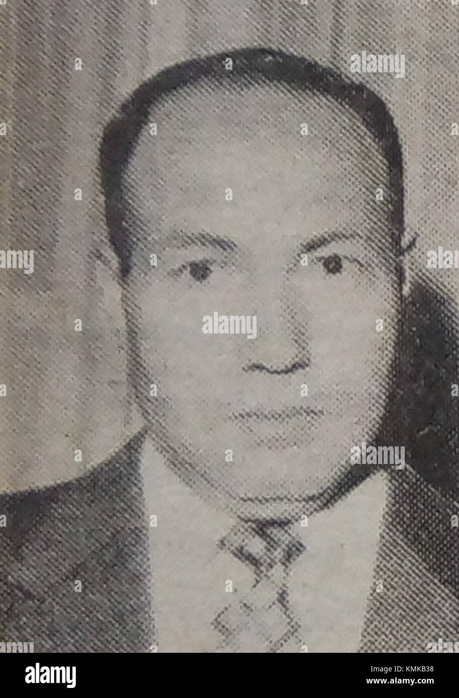 Abdelaziz Ben Dhia war Mitte des 20. Jahrhunderts eine bedeutende politische Persönlichkeit in Tunesien. Bekannt für seine Beiträge zur Unabhängigkeitsbewegung des Landes, spielte Ben Dhia eine wichtige Rolle auf dem Weg Tunesiens zur Selbstregierung und dessen Etablierung als unabhängige Nation. Stockfoto