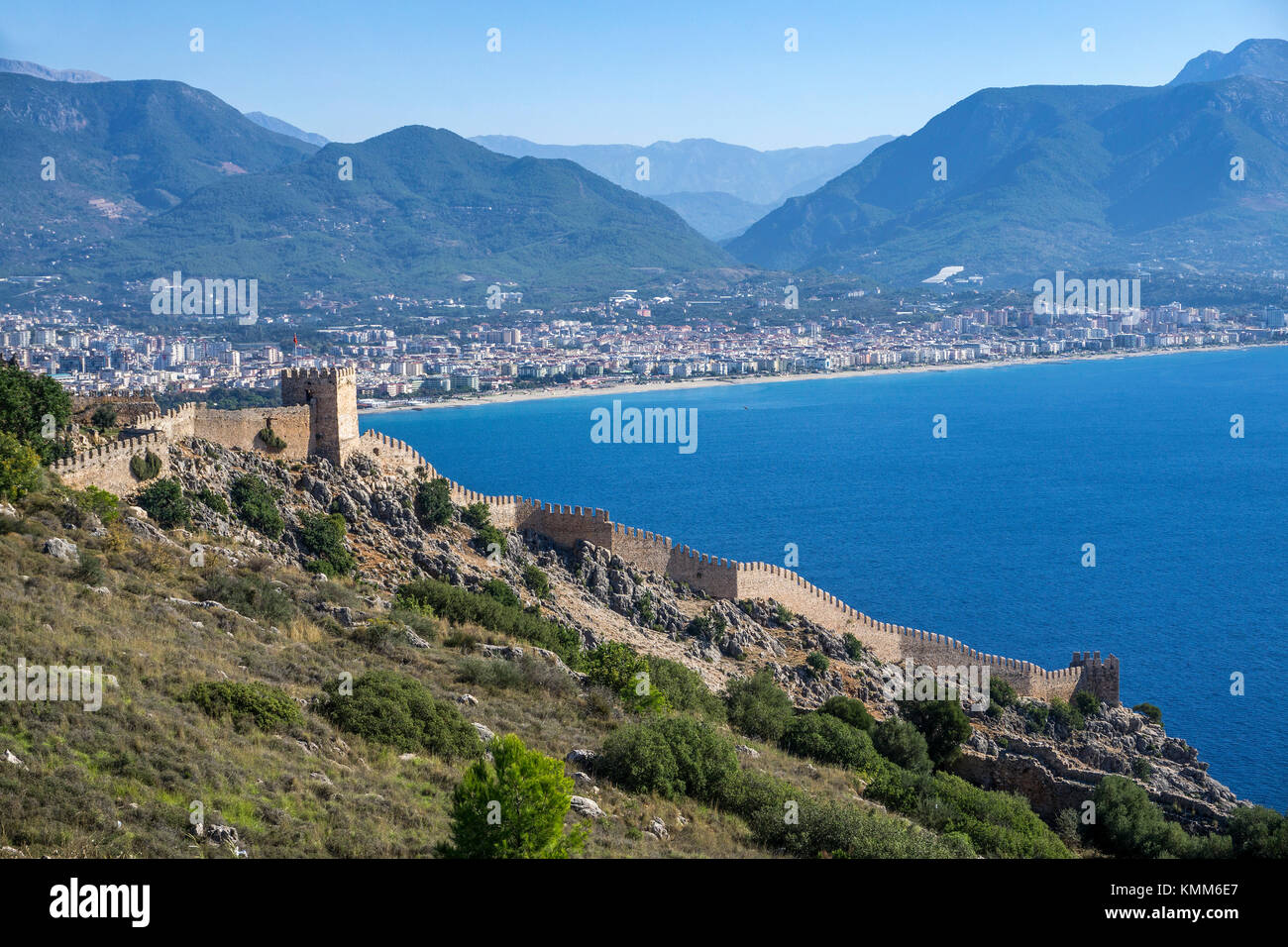 Fortress von Alanya, Türkische Riviera, Türkei Stockfoto