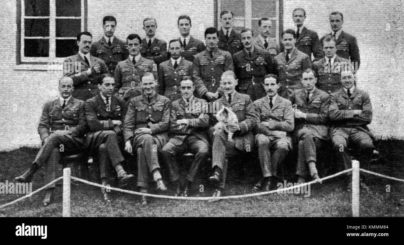 Der erste RAF Staff College Kurs in Andover Stockfoto