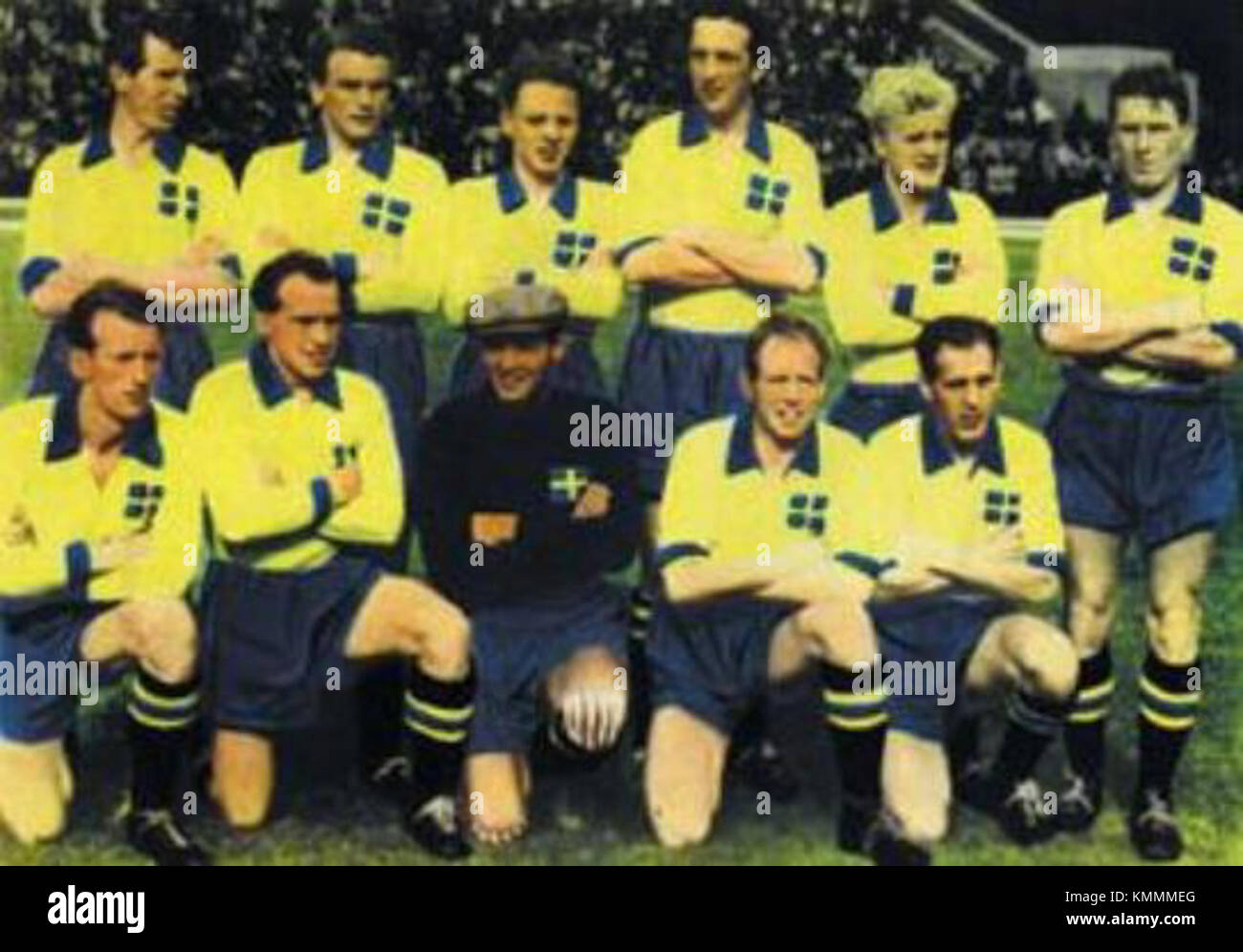 Ein historisches Foto oder Ereignis aus Schweden aus dem Jahr 1950, das kulturelle oder gesellschaftliche Aspekte der Epoche zeigt. Stockfoto