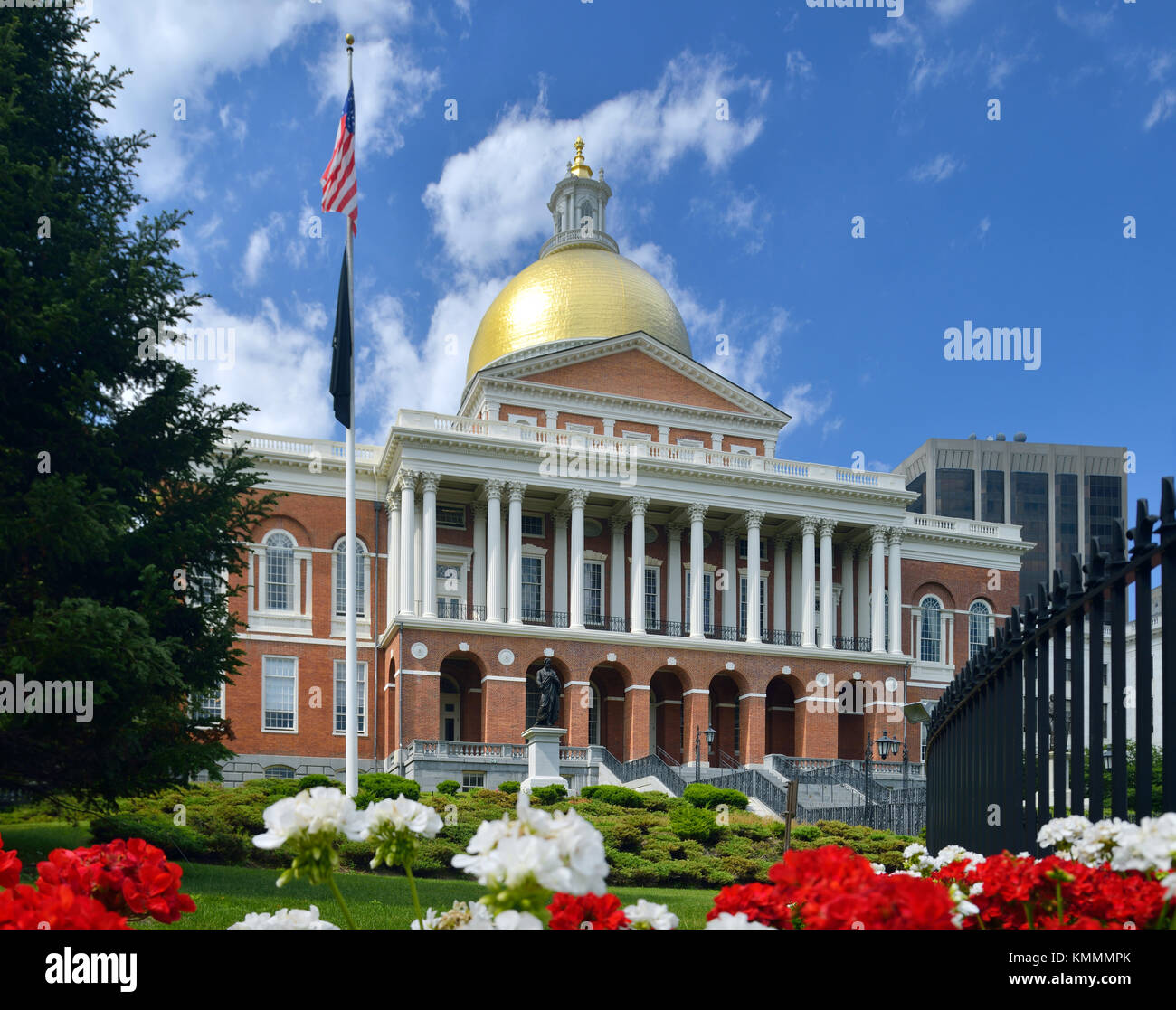 Massachusetts State House in Beacon Hill, Boston Stockfoto