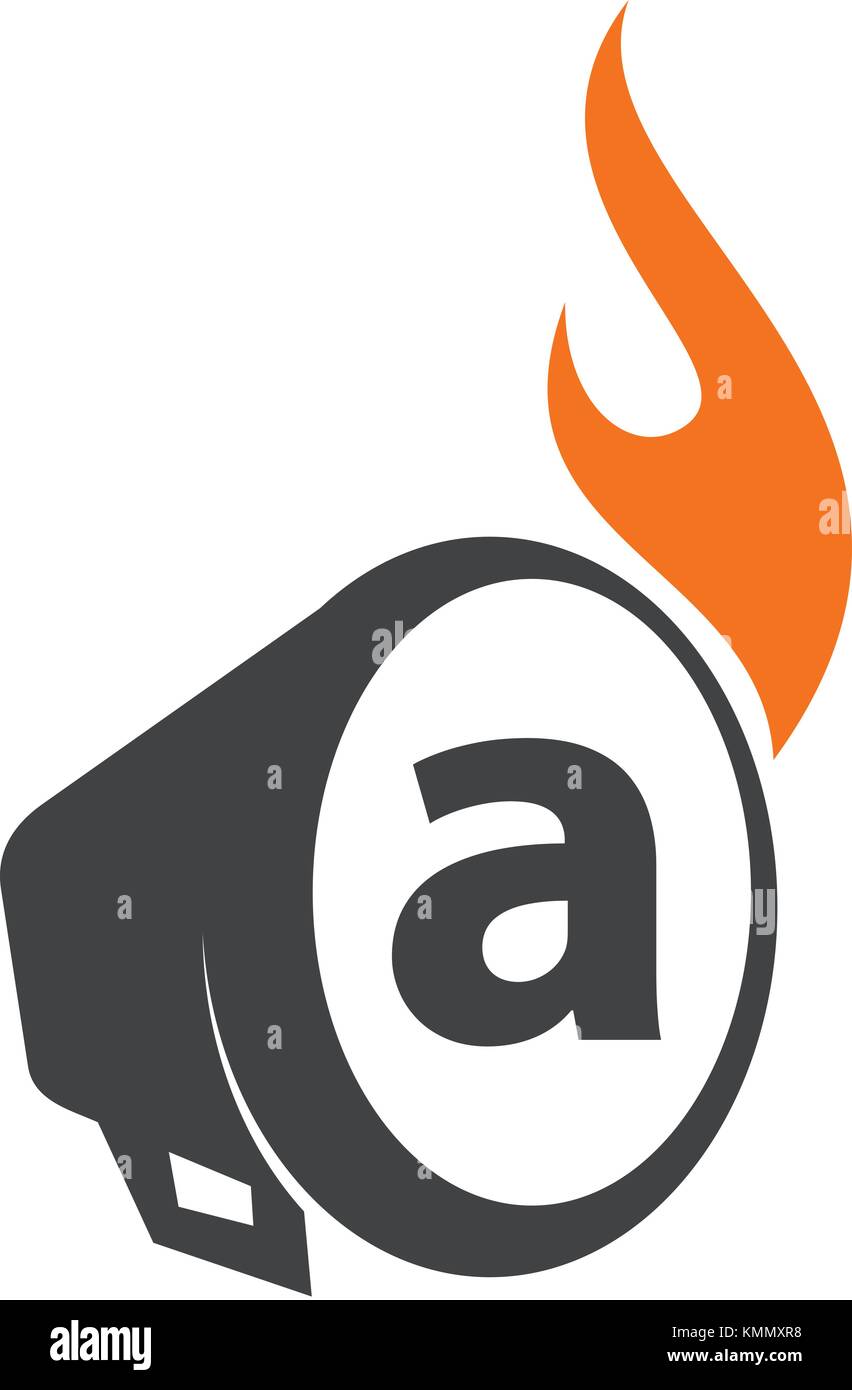 Stimme der Freiheit Brief a Stock Vektor