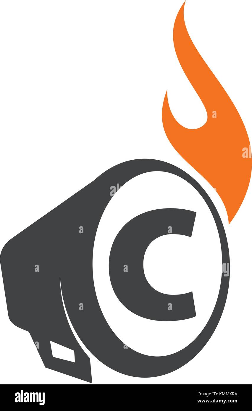 Stimme der Freiheit schreiben c Stock Vektor