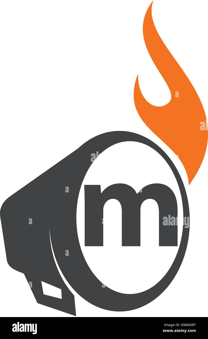 Stimme der Freiheit schreiben m Stock Vektor